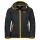 Jack Wolfskin Softshelljacke Fourwinds (wind-& wasserabweisend) grau/gelb Kinder